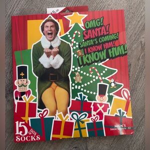 Elf Christmas Socks
